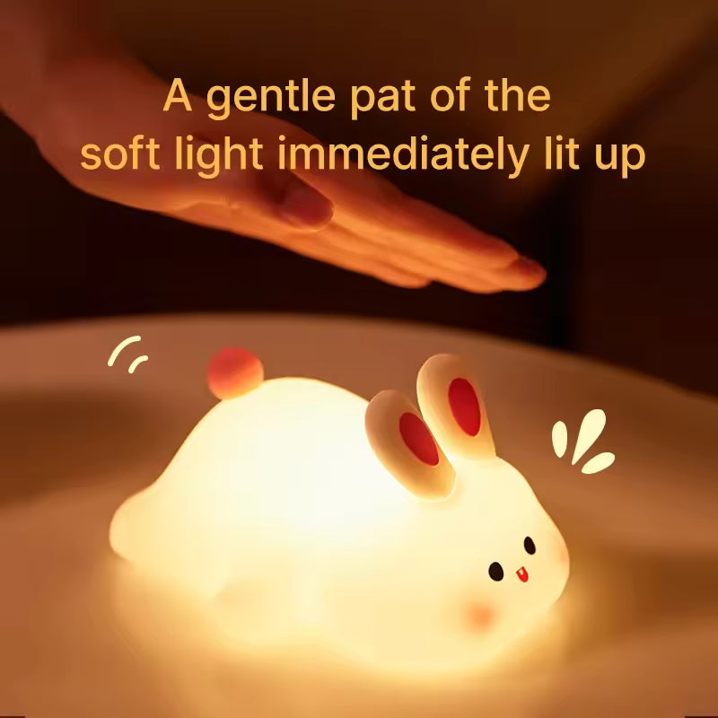 big face rabbit lamp