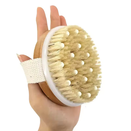 Pet-Friendly Natural Bristle Body Brush