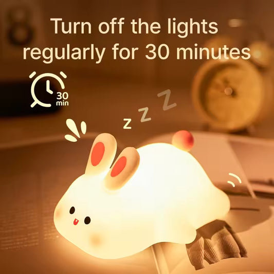 big face rabbit lamp